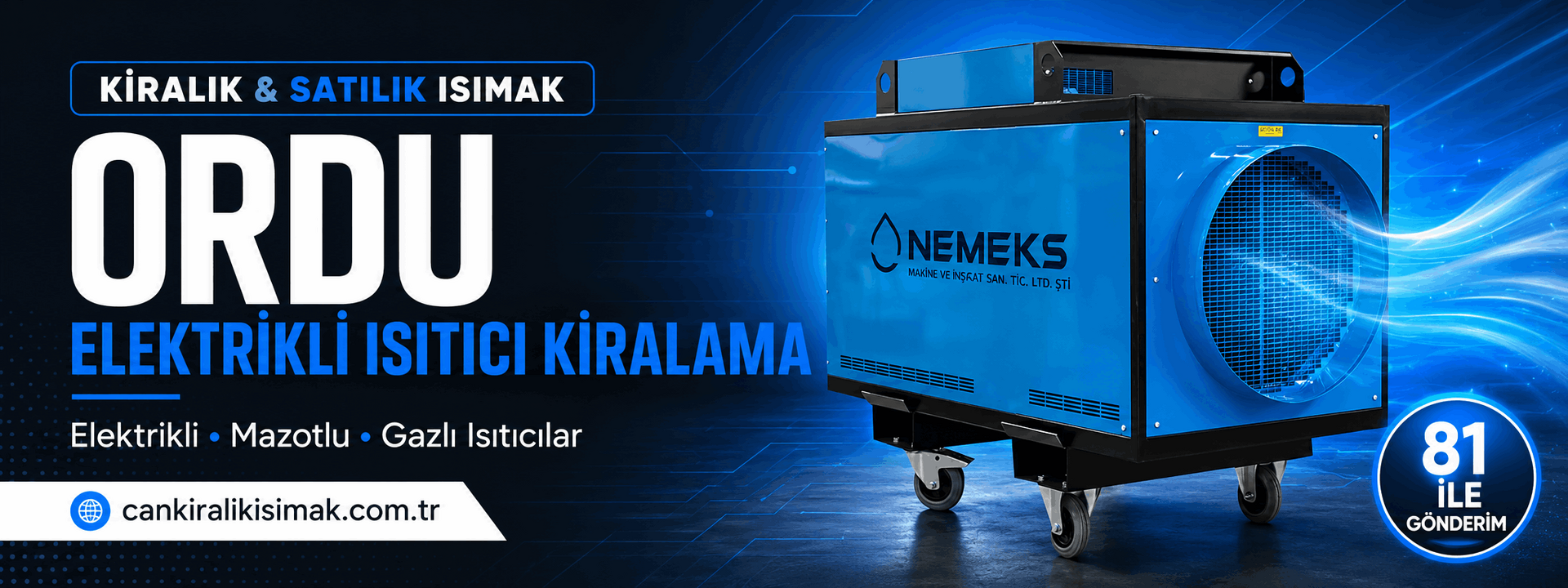 ordu ısımak kiralama